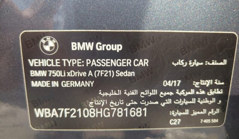 
								BMW 750LI GCC full									