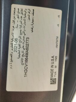 
										Honda accord 2021 gcc full									