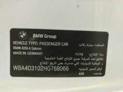 
										BMW 420i GCC 2017 full									